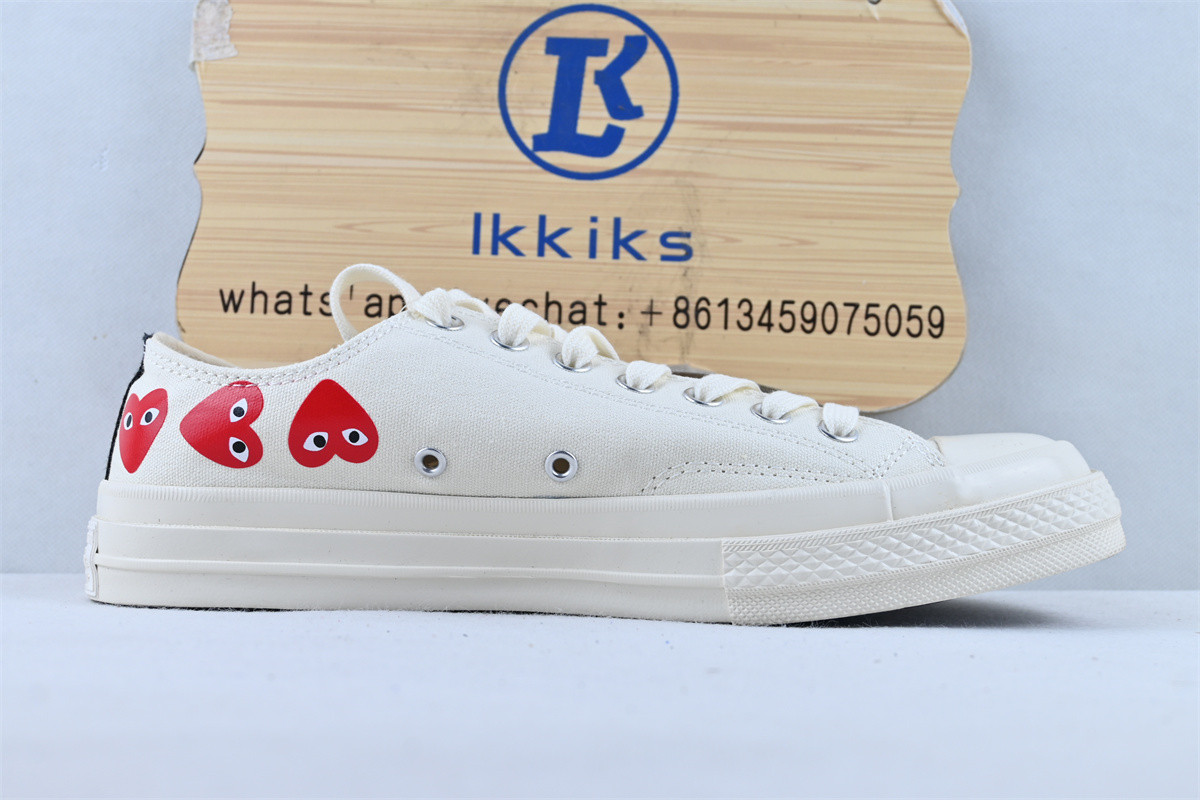 Converse Chuck Taylor All-Star 70 Ox Comme Des Garcons Play Multi-Heart White