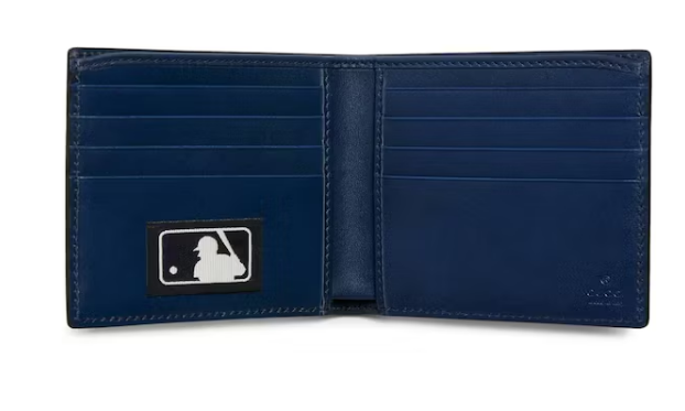 Gvc*1 Wallet NY Yankees Patch Royal Blue