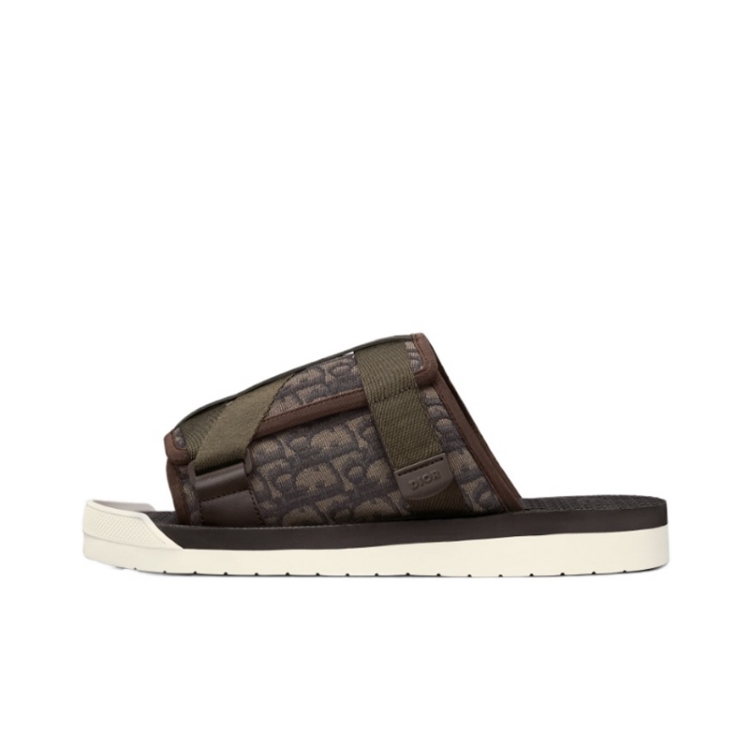 D10r Alpha Sandal Ebony D10r Oblique Jacquard