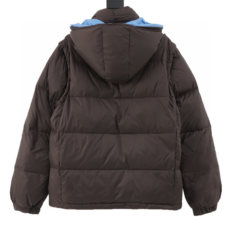 MONCLER detachable sleeve down jacket