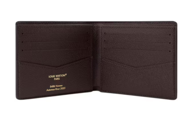 L0vis Vvtt0n X Nigo Slender Wallet Brown 2025