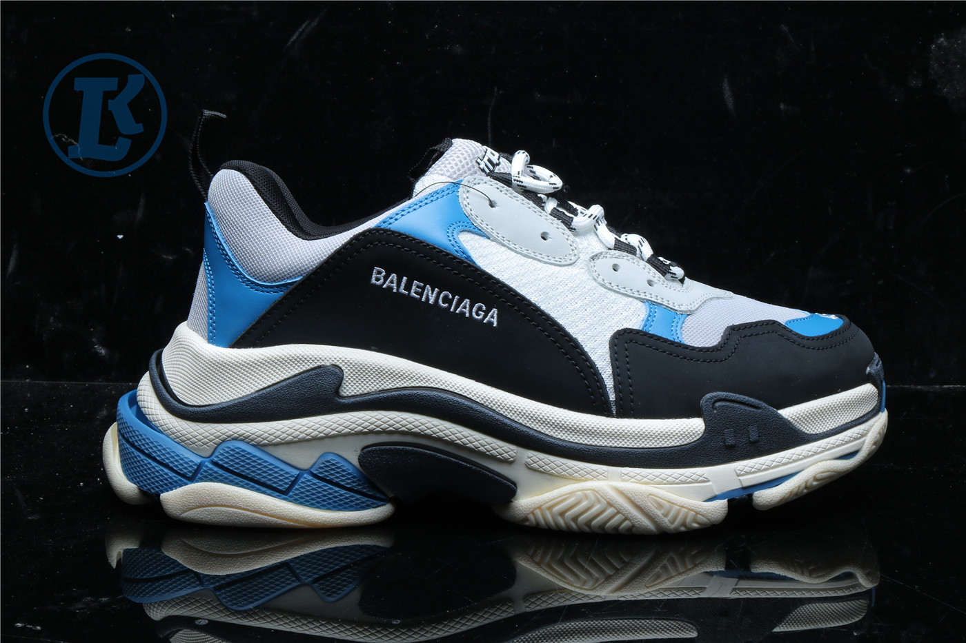 Ba1en*iaga Triple S Blue And Black