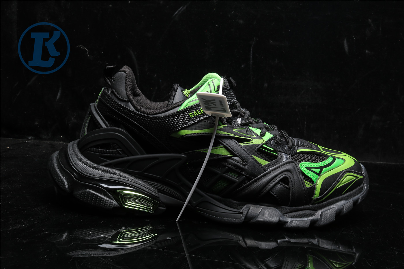 Balanciaga Track 2 Black And Green