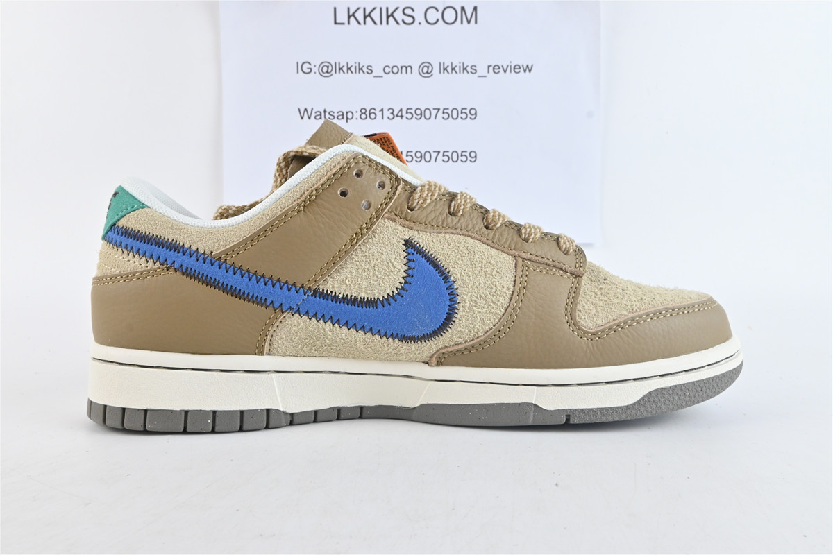 Nike Dunk Low Dark Driftwood Brown Blue Sail